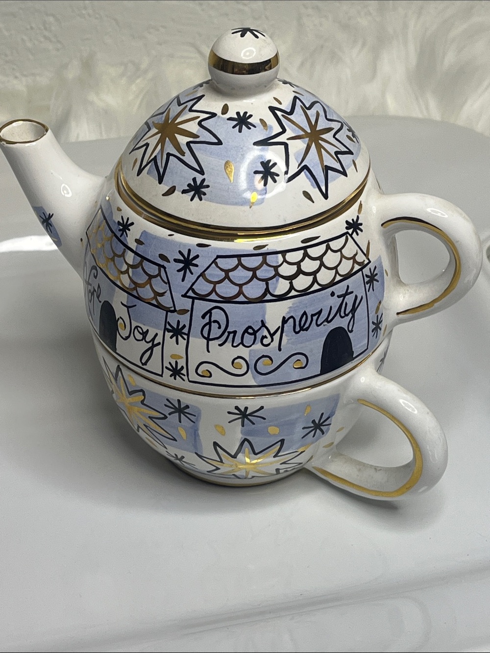 Starbucks Vintage 1998 "Tea for One" hand-painted from Italy - Picture 4 of 6